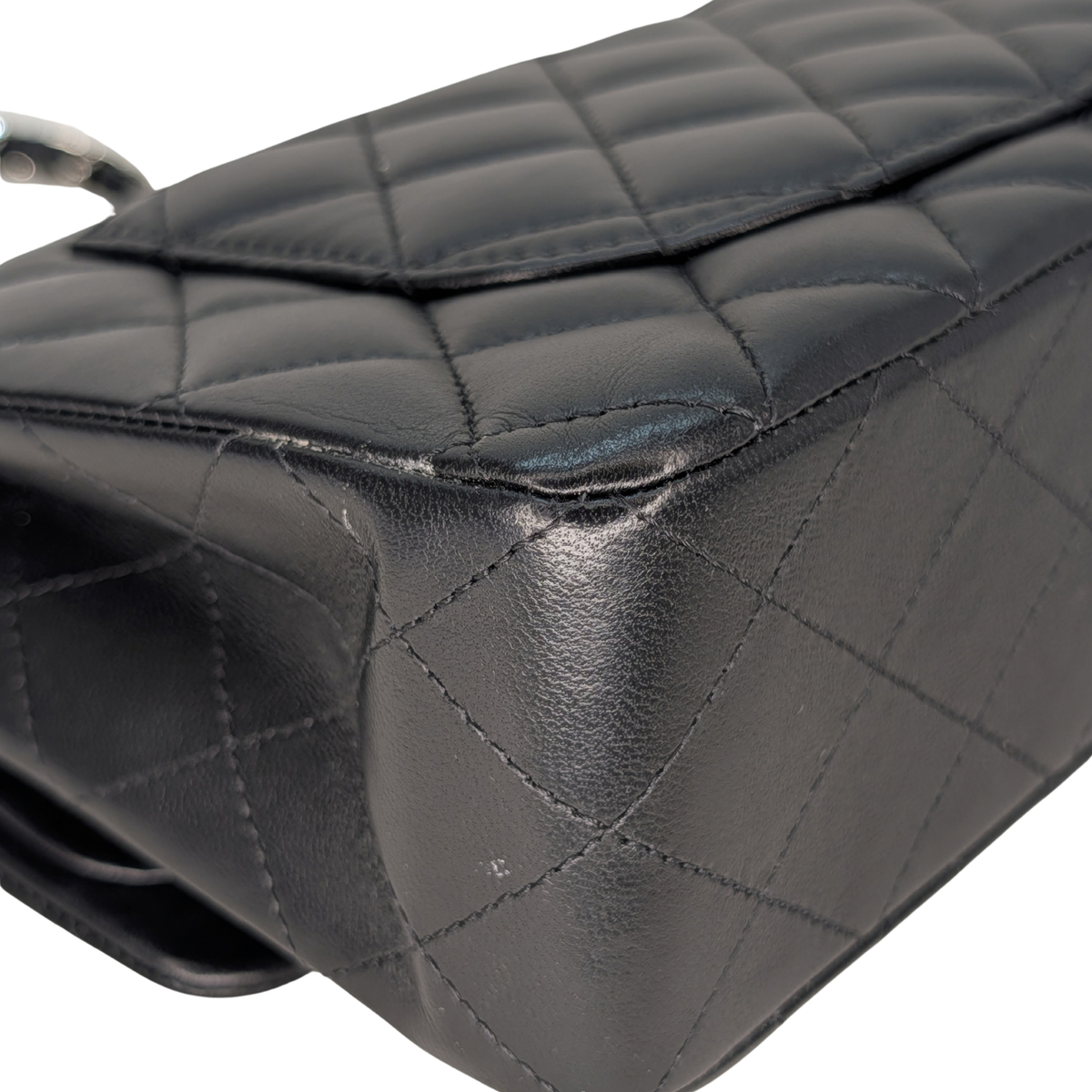 Chanel Small Classic Double Flap Lambskin Black SHW