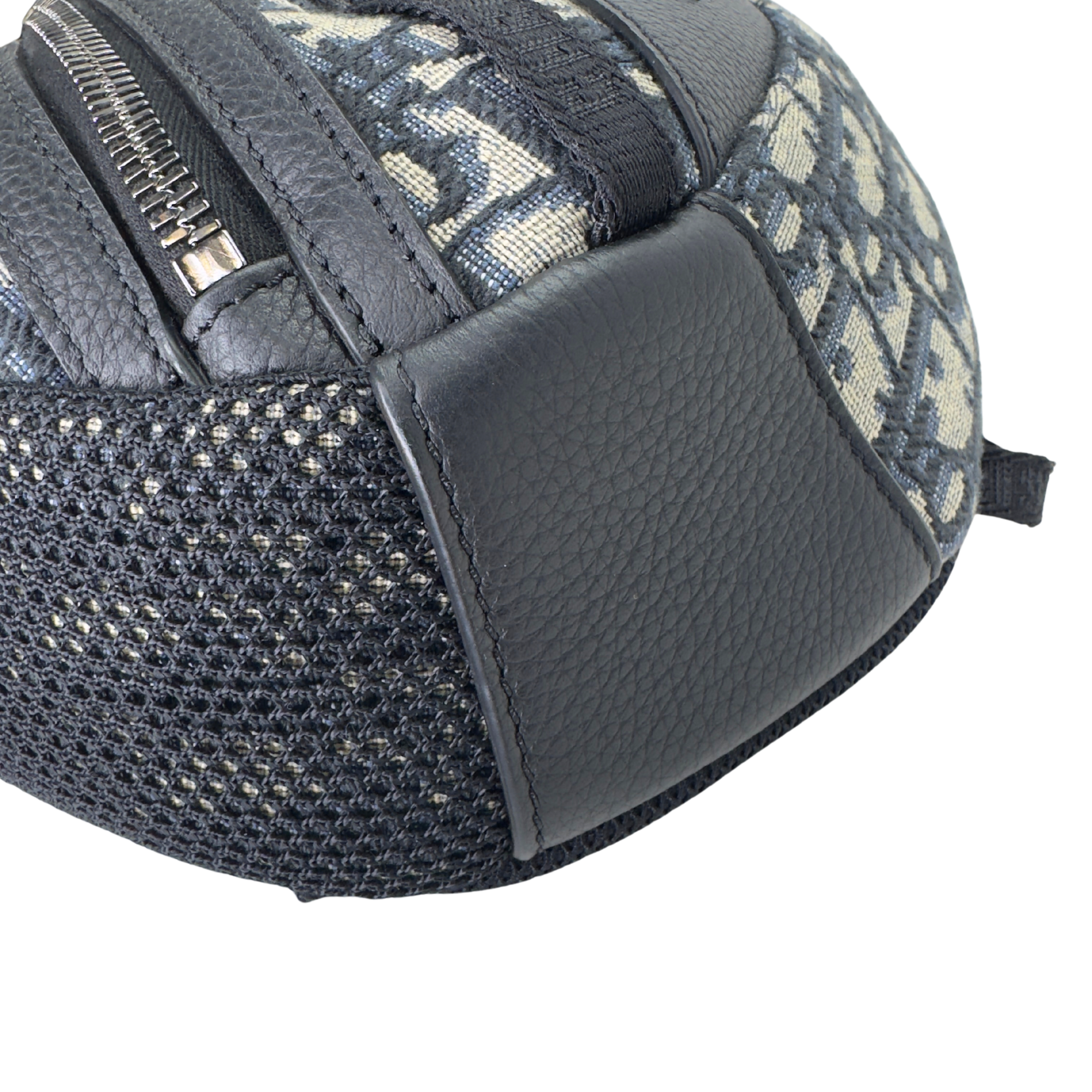 Dior Oblique Scarab 帆布皮革斜挎背包 海軍藍
