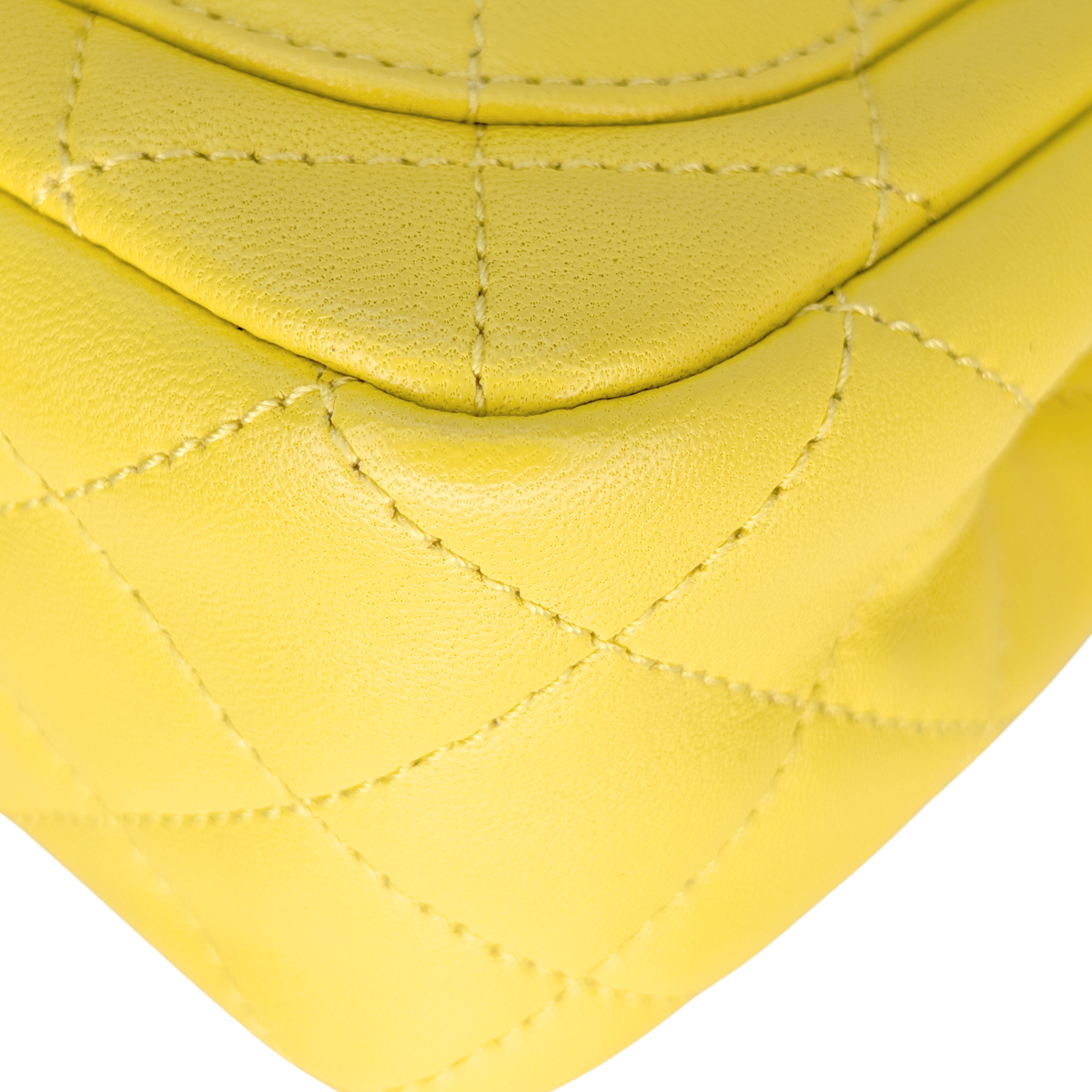 Chanel Pearl Crush Mini Flap Bag Yellow