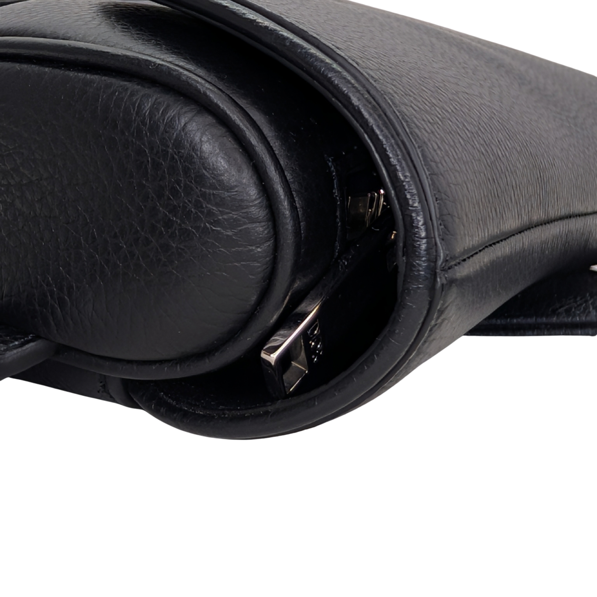 Dior Men's Saddle Bag Calfskin Black