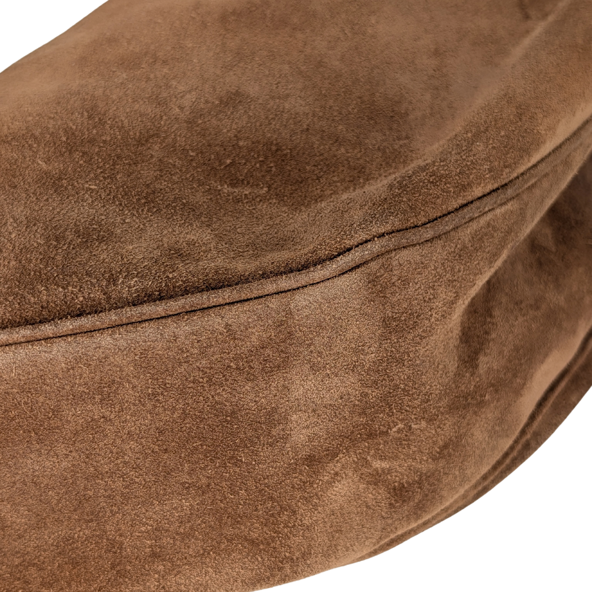 Prada Demi-Lune Suede Boat Shoulder Bag