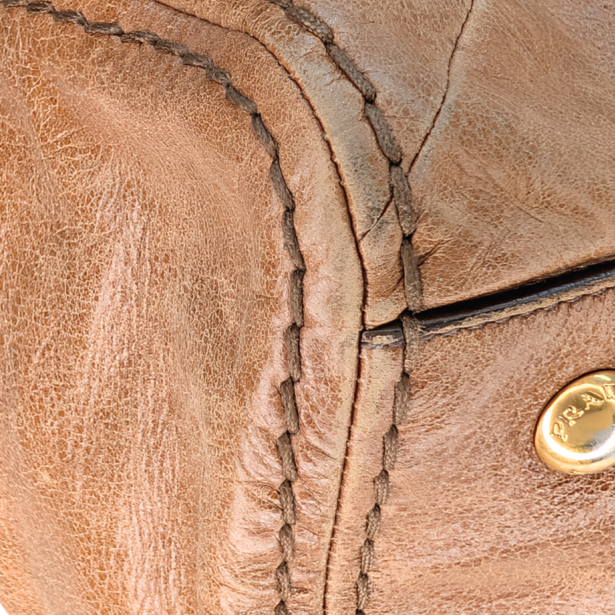 Prada Vitello Leather Crossbody Bag