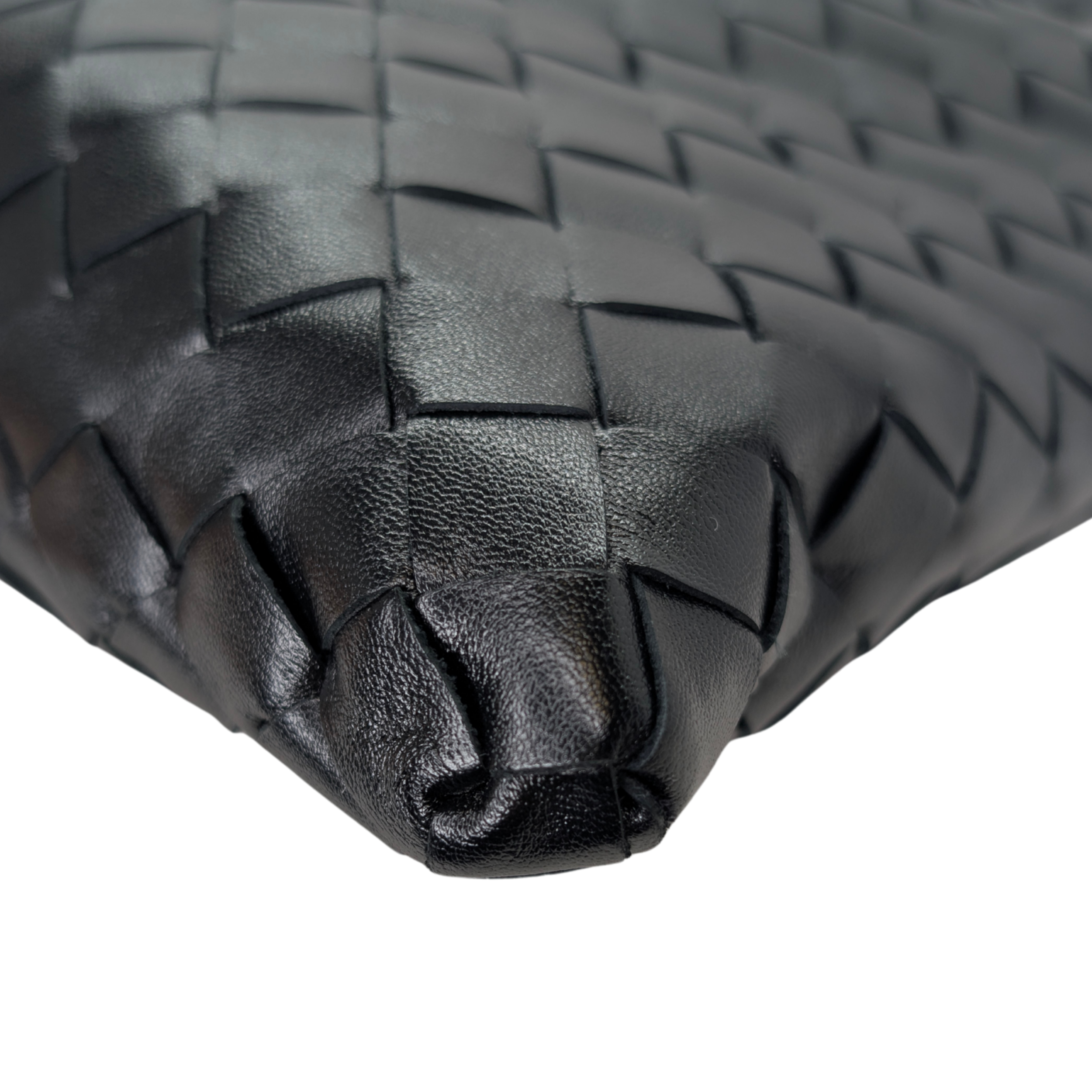 Bottega Veneta Small Hop 黑色編織手袋