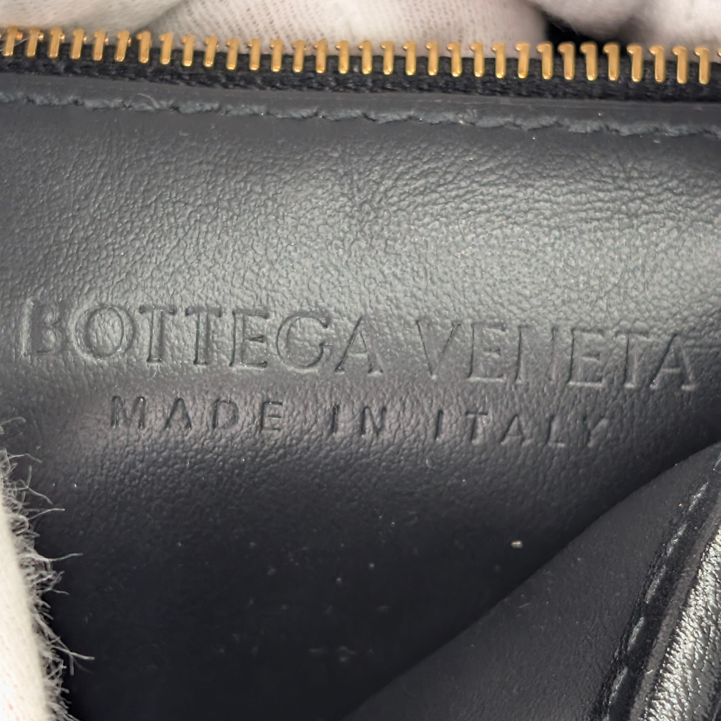 Bottega Veneta Small Hop 黑色編織手袋