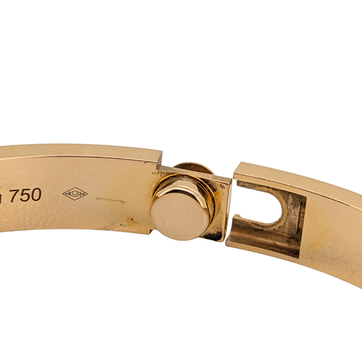 Cartier Love Bracelet Classic Model 18k Yellow Gold Size 17