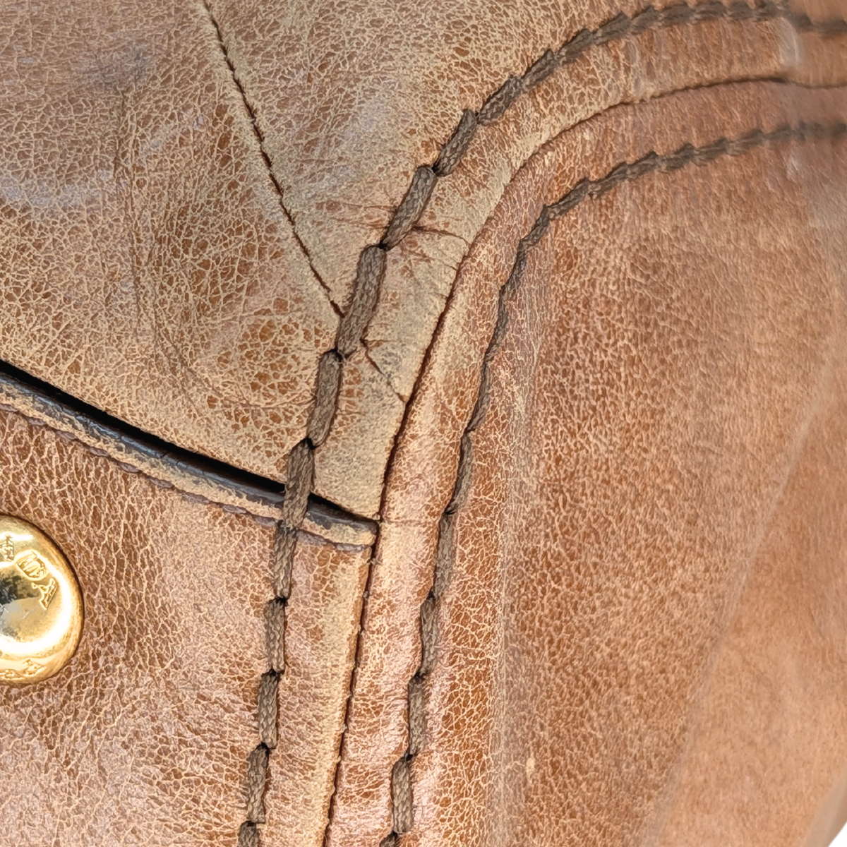 Prada Vitello Leather Crossbody Bag